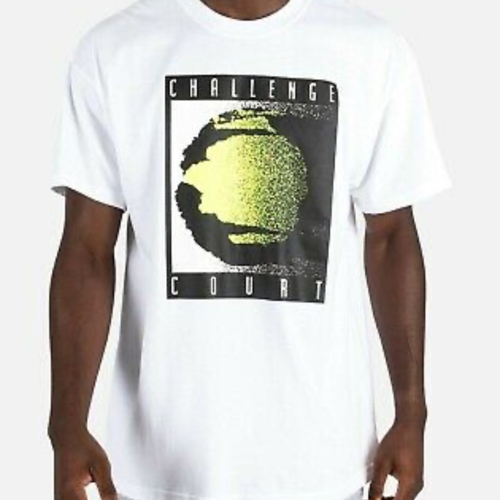 NWT NIKE AIR TECH CHALLENGE LOGO TEE - WHITE